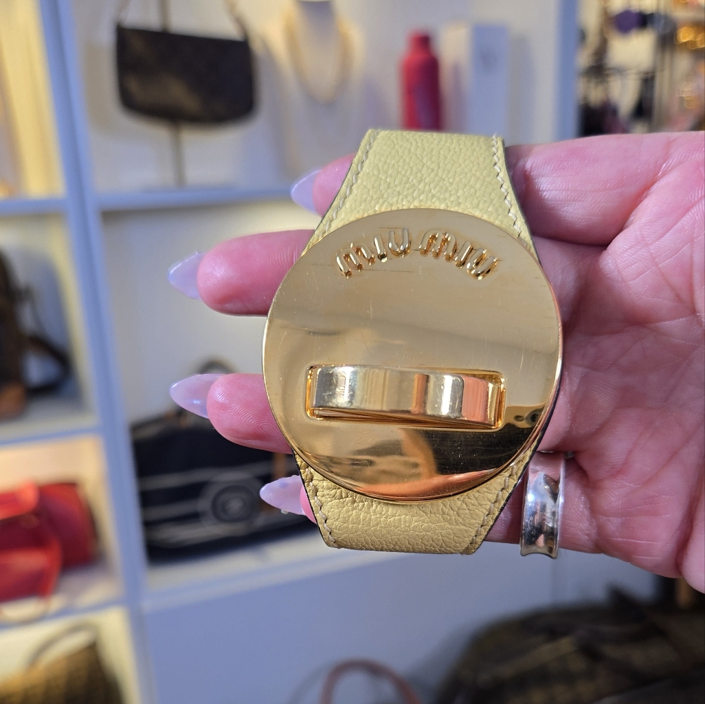 Miu Miu Gold Bracelet 360$
